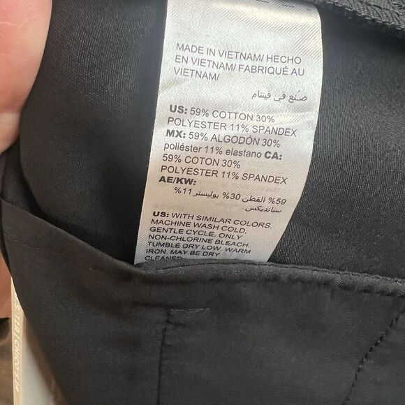 🆕 Chico’s So Slimming Sophia Slim Ankle Pants In Black SZ 2/12 - Picture 6 of 6